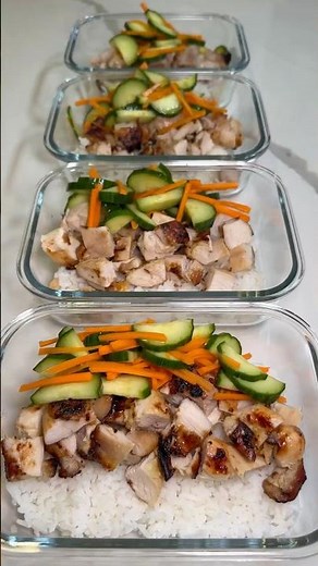 Lemongrass Chicken and Rice Bowls