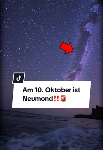 Neumond am 10. Oktober: Was du wissen musst