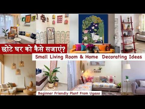 Top Decor Ideas for Small Living Room Indian Homes | Best big and tall indoor Plant Ideas #home