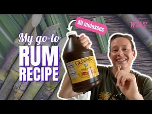 This is the first batch of rum you should make! My tried and true all-molasses rum recipe!