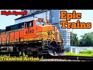 7 Epic Train Videos from the BNSF Transcon! | Chillicothe Sub Railfanning