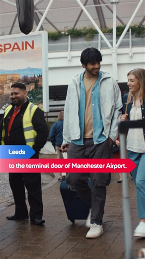Travel right to the terminal door of Manchester Airport. ✈️ | National Express | Facebook