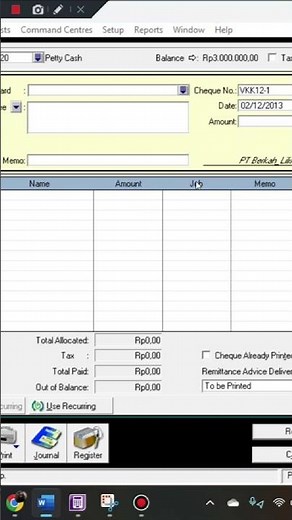 Input Kas Kecil di MYOB? Gini Caranya!