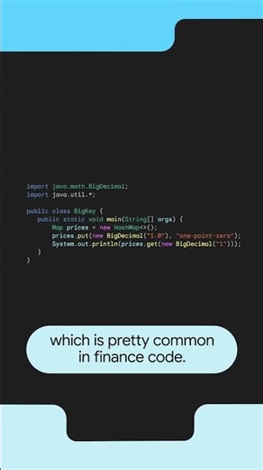 Why does the look up fail even though 1 and 1.0 look the same? Go!