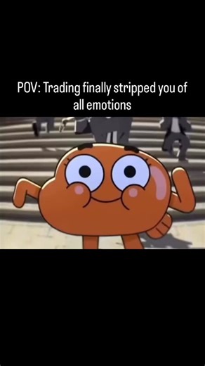Refined Finance on Instagram: "Trading doesn’t strip you of emotions overnight. It beats them out of you through repetition. At the start, every win feels like proof you’re special and every loss feels personal. Then the market keeps doing what it does—taking money, giving it back, ignoring your opinions—until reacting emotionally becomes exhausting. So you stop reacting. Losses don’t hurt the same because you’ve seen worse. Wins don’t excite you because you know they don’t mean anything alone.
