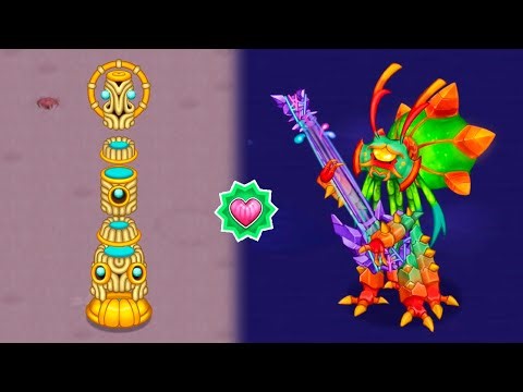 Rare Osstax, Epic Arackulele - All Sounds, Animations and Comparison (My Singing Monsters)