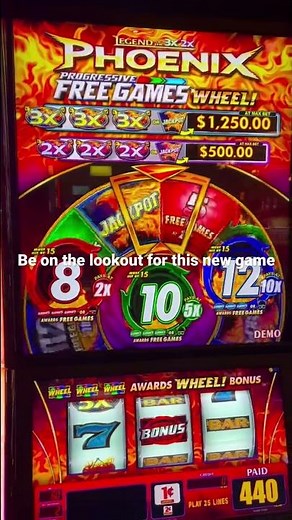 New(to me at least) Advantage Play Slot Machine: "Progressive Free Games Wheel"