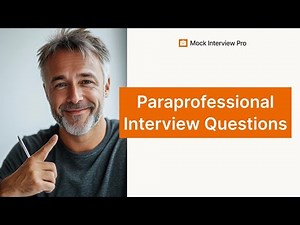 Sample Interview Questions for Paraprofessional with Answers