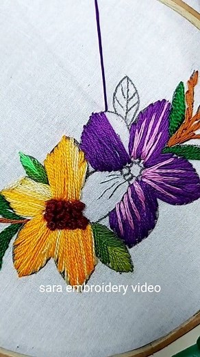 1.9K views · 35 reactions | Exclusive and modern flower stitch hand...