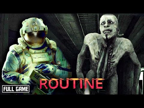 Routine | An Alien-Inspired Moonbase Horror Game | Full Game No Commentary