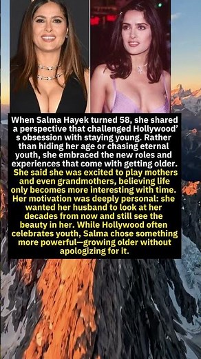 Salma Hayek Turned 58 and Gave Hollywood a Powerful Message About Aging