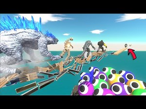 Who Can Escape the Collapsing Bridge? - Animal Revolt Battle Simulator