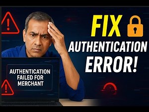 How to Solve Authentication Failed for Merchant Error | Digipay Login Error