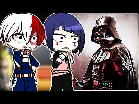 Class 1A react to Deku as Darth Vader || Gacha React || MHA