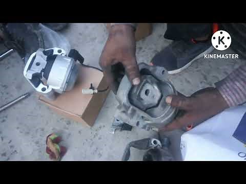 Audi A6 engine mounting replace