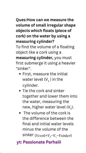 measuring volume of irregular object #shortsfeed #shorts #explorephysics #explorepage #foryoupage