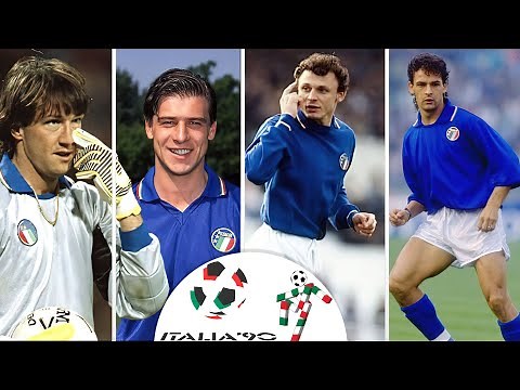 Équipe d'Italie de football Then and Now - Coupe du monde ITALIA 90