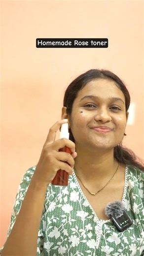 Homemade Rose toner for face| Make rose water| toner at home#ytshorts #skincare #toner #diy #shorts