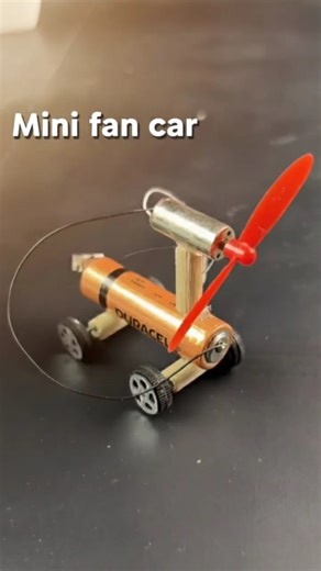 DIY Mini Fan Car at Home | Easy Motor Car Project
