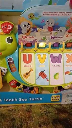 Touch and teach sea turtle #vtech #learningtools #satisfying #youtube