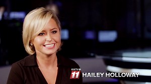 Help us in welcoming the newest member of our news team, Hailey Holloway! We sat down and asked her a few questions to help you get to know her a little better. You can join her and David Nancarrow every weekday morning beginning at 4:30am on KKTV 11 News This Morning! | KKTV 11 News