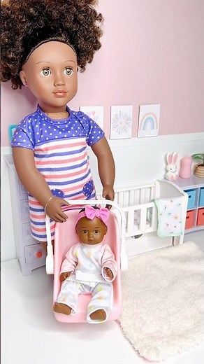 Mama Doll Sets up Nursery For Her Baby Doll #mamadolls #babydolls #dolls