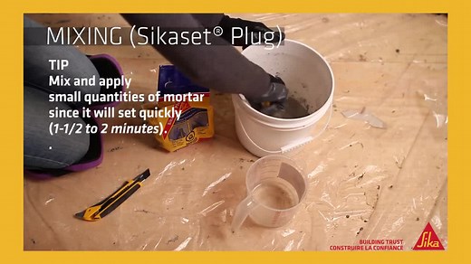 Watch SikaFix Kit, Injection Kit to repair and waterproof cracked foundations, Concrete grey on Amazon Live