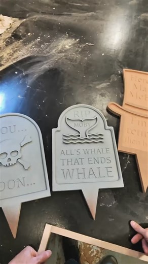 Halloween is coming up! Who else is using their #CNC to make decorations? #onefinitycnc #woodworking #halloweendecor | Onefinity CNC