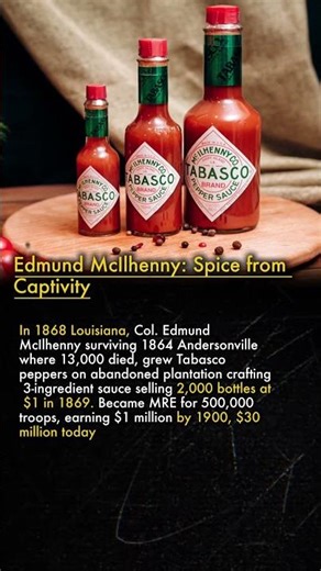 🌶️ Tabasco: Sauce Born from Civil War Swamps 🏞️🍲