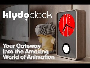 KLYDOCLOCK : ANIMATED ART MEETS AN ANALOG CLOCK | Kickstarter | Gizmo-Hub.com