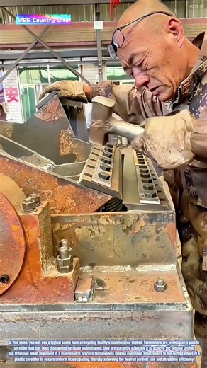 Plastic on Fire: How Precision Blade Alignment Transforms Waste into Recycled Granules