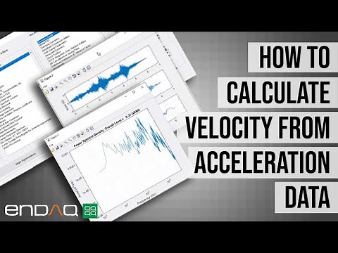How to Calculate Velocity from Acceleration Data