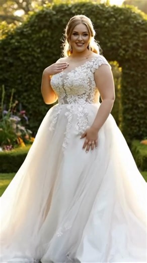 Plus Size Bridal Dresses & Gowns | Beautiful Wedding Dresses for the Curvy Bride #bridalfashion #usa