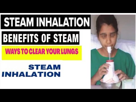 Steam Inhalation at home || Steam Inhalation Benefits | Ways To Clear Your Lungs | Steam Inhalation.