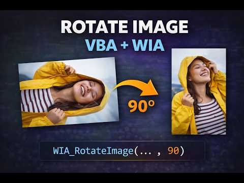 VBA - Rotate an Image Using WIA