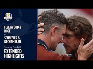 Fleetwood/Rose vs Scheffler/DeChambeau Extended Highlights | Saturday Four-Ball | 2025 Ryder Cup
