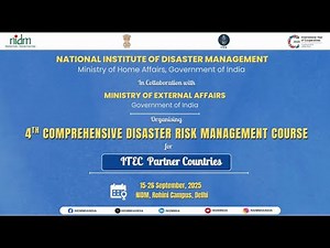 Highlights of the 4th Comprehensive Training on Disaster Risk Management | NIDM