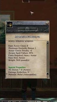 How to Enchant the Base Armor Enchantment +4 in Neverwinter Nights 2 Short