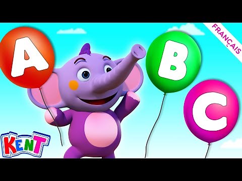 Chanson ABC avec des ballons🎈| Chanson ABC en français