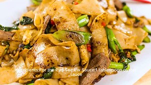Pad see ew recipe