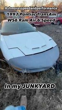 96 Pontiac Trans Am WS6 Hard Top 6 Speed #pontiac #transam #cars #musclecar #rare #racing #fast