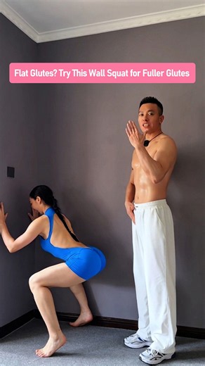 Want Fuller, Rounder Glutes Try This Simple Wall Squat Every Day for 30 Seconds