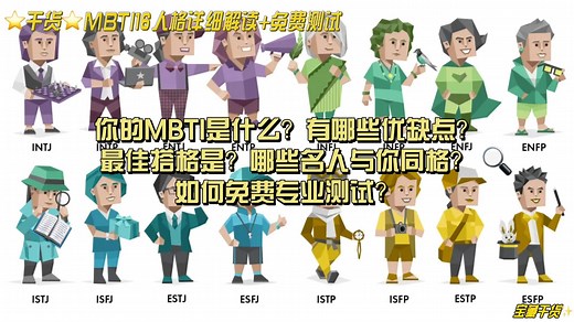 免费MBTI测试 and 16人格详细解读
