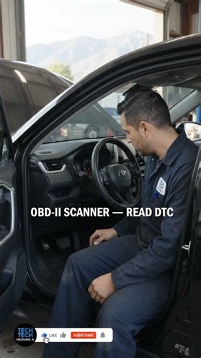 Check Engine Light Diagnosis 🔧|OBD-II Scanner & DTC Troubleshooting #asmr #100k #viral #fyp #foryou