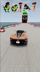 🪵Italian Brainrot Prirates BeamNG DRIVE Car Jump Challenge 🦈☕ #beamngdrive #italianbrainrot