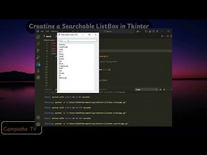TKinter 20: ListBox Search/Filter