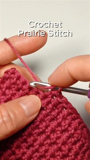 Prairie Stitch – Easy Beginner Crochet Demo