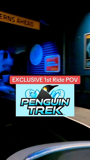 59K views · 33 reactions | Exclusive FIRST Ride of Penguin Trek @seaworldorlando . We were lucky enough to get a Media Preview for the brand new family rollercoaster at Sea World Orlando. Kiddos can finally ride a big kid coaster with a minimum ride height of 42” #seaworld #seaworldorlando #rollercoaster #rollercoasterpov #penguintrek #penguintrekcoaster | Walrus Carp | Facebook