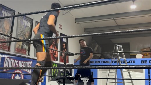 Texas Wrestling Academy / TWA Training Center Tonite. Its going on. New group starts the first Monday of every month. Training Hours: Monday - Friday 7pm- 9:30pm. | Rudy Gonzalez