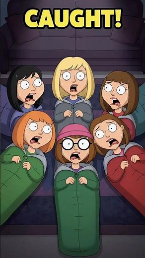 Peter Griffin Ruins Meg’s Sleepover 😭. #familyguy